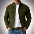 Antonio | Chaqueta de Efecto Ante con Corte Estructurado